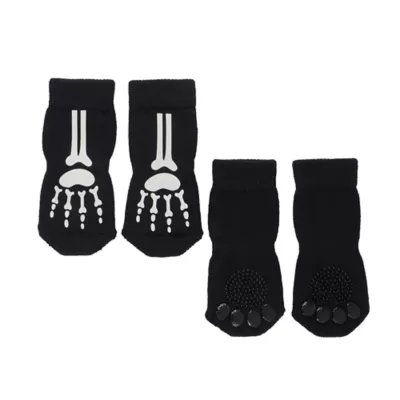 Thrills & Chills® Skeleton Dog Socks - Image 1