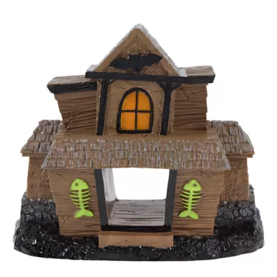 Thrills & Chills® Haunted House Light Up Aquarium Ornament - Image 1