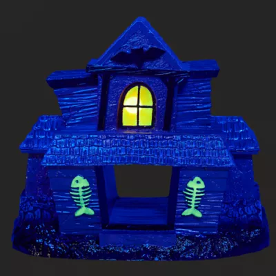 Thrills & Chills® Haunted House Light Up Aquarium Ornament - Image 3