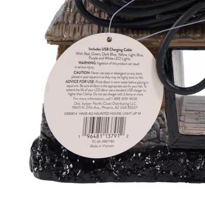 Thrills & Chills® Haunted House Light Up Aquarium Ornament - Image 5