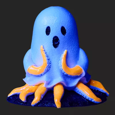 Thrills & Chills® Ghost Octopus Aquarium Bubbler Ornament - Image 2