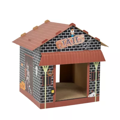 Thrills & Chills® Jail Cat Scratch Hut 19.3 IN L X 19.1 IN W - Image 2