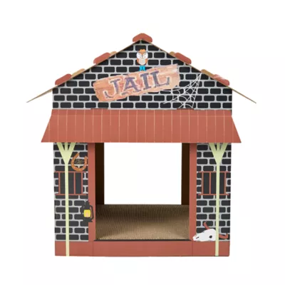 Thrills & Chills® Jail Cat Scratch Hut 19.3 IN L X 19.1 IN W - Image 4