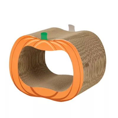 Thrills & Chills® Halloween Pumpkin Corrugate Cat Scratcher 15.9 IN L X 11 IN W - Image 1