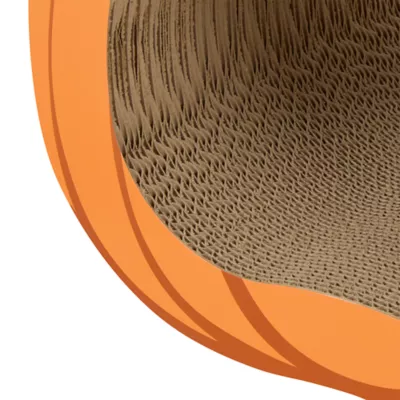 Thrills & Chills® Halloween Pumpkin Corrugate Cat Scratcher 15.9 IN L X 11 IN W - Image 3