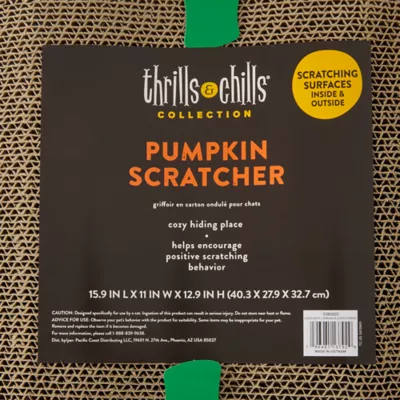 Thrills & Chills® Halloween Pumpkin Corrugate Cat Scratcher 15.9 IN L X 11 IN W - Image 4