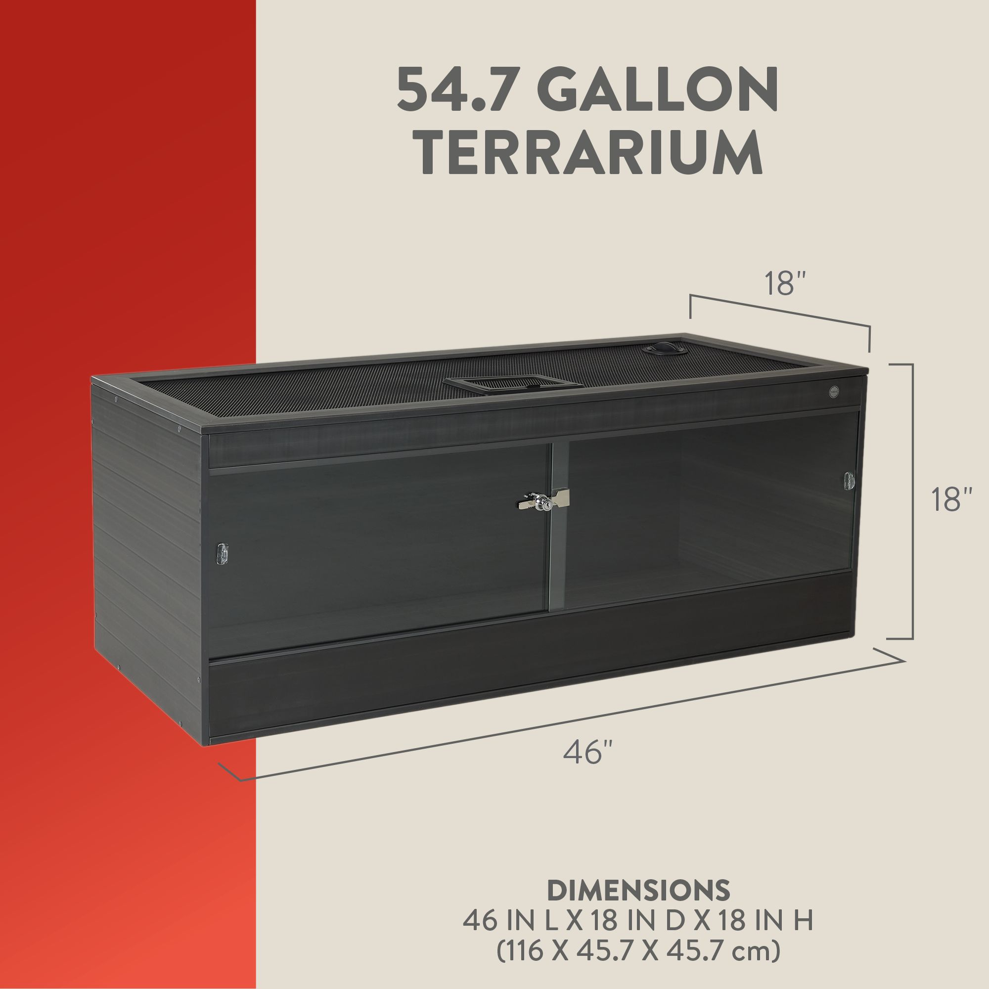 Thrive&trade; Light Weight Terrarium - 54 Gallon - thumbnail 3