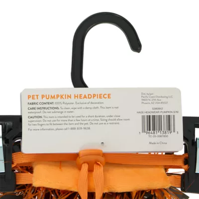 Thrills & Chills® Pumpkin Dog & Cat Headpiece - Image 6