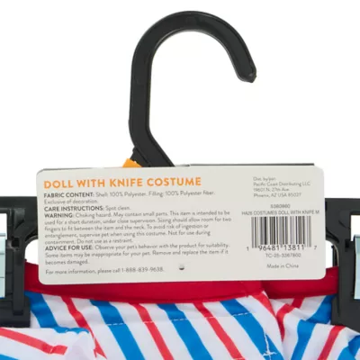 Thrills & Chills® Doll with Knife Dog & Cat Costume - Image 7