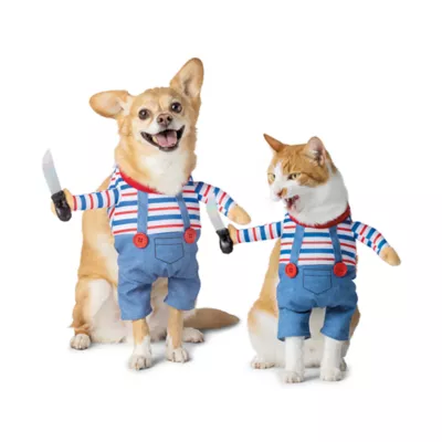 Thrills & Chills® Doll with Knife Dog & Cat Costume - Image 1