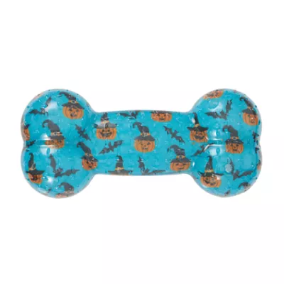 Thrills & Chills™ Halloween TPR Bone Dog Toy - Image 1