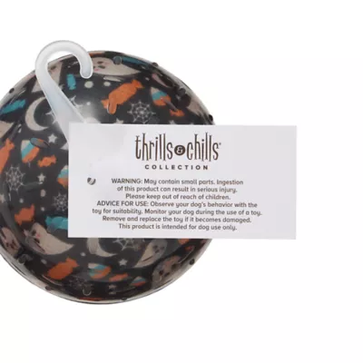 Thrills & Chills™ Halloween TPR Ghost Ball Dog Toy - Image 3