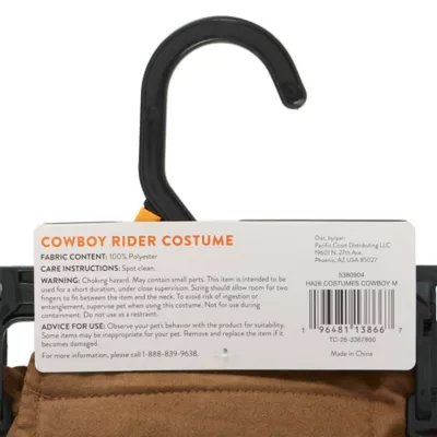 Thrills & Chills® Cowboy Dog Costume - Image 7