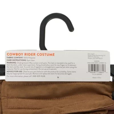 Thrills & Chills® Cowboy Dog Costume - Image 7