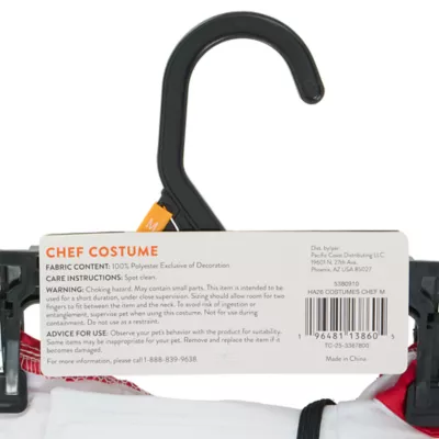 Thrills & Chills® Chef Dog Costume - Image 7