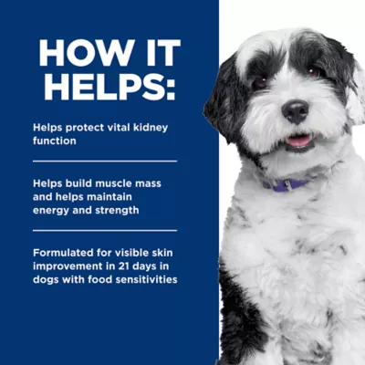 Hill's Prescription Diet K/D + Derm Complete Adult Dry Dog Food - Image 4