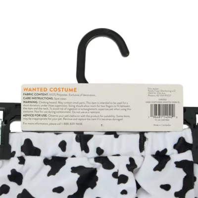 Thrills & Chills® Wanted Sign Dog & Cat Costume - Image 7