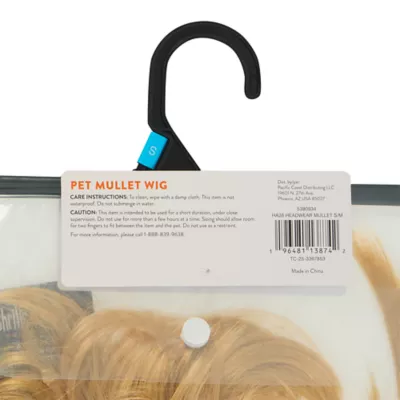 Thrills & Chills® Mullet Dog & Cat Wig Headpiece - Image 6