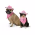 Thrills & Chills® Pink Cowboy Hat & Bandana Dog & Cat Set image thumbnail 1