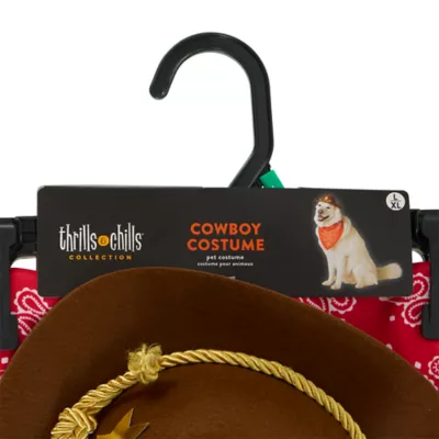 Thrills & Chills® Cowboy Hat & Bandana Dog & Cat Set - Image 6