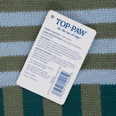 Top Paw® Stripe Dog Sweater - Image 5