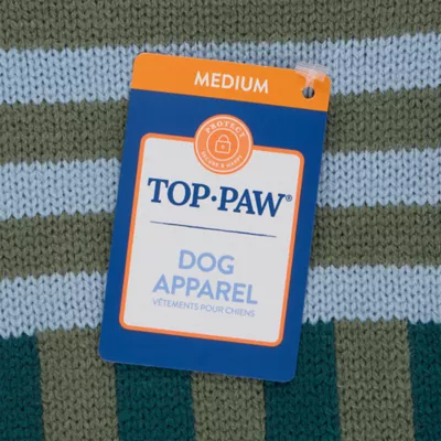 Top Paw® Stripe Dog Sweater - Image 4