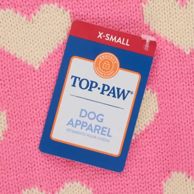 Top Paw® Hearts Dog Sweater - Image 4