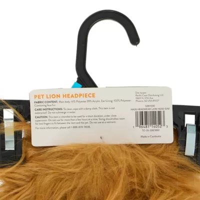 Thrills & Chills® Lion Dog & Cat Headpiece - Image 6