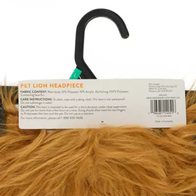 Thrills & Chills® Lion Dog & Cat Headpiece - Image 6