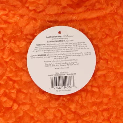Thrills & Chills® Orange Monster Dog & Cat Hoodie - Image 7