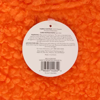 Thrills & Chills® Orange Monster Dog & Cat Hoodie - Image 7