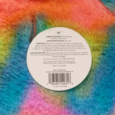 Thrills & Chills® Rainbow Monster Dog & Cat Costume - Image 7