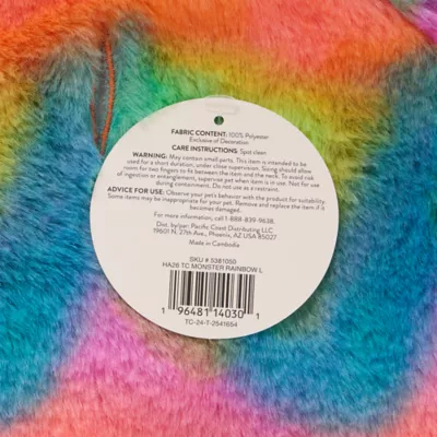 Thrills & Chills® Rainbow Monster Dog & Cat Costume - Image 7