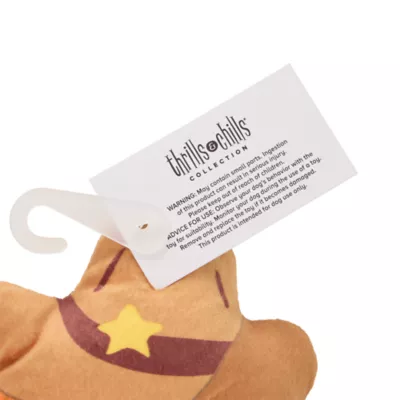 Thrills & Chills™ Halloween Plush Pumpkin Dog Toy - Image 3
