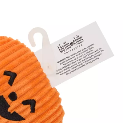 Thrills & Chills™ Halloween Plush Pumpkin Candy Dog Toy - Image 3