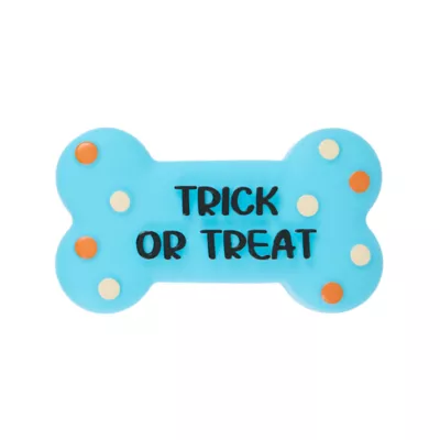 Thrills & Chills™ Halloween Vinyl Bone Dog Toy - Image 1