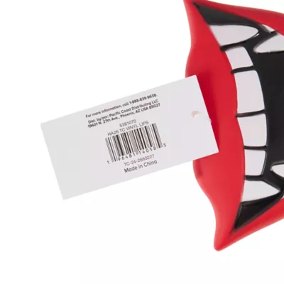 Thrills & Chills™ Halloween Vinyl Lips Dog Toy - Image 5