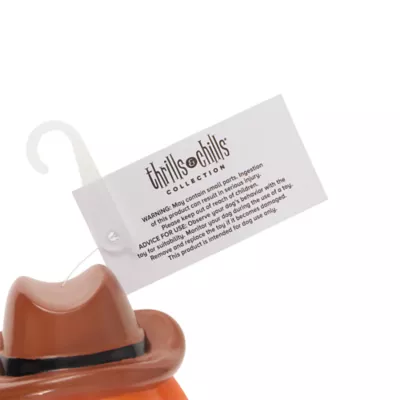 Thrills & Chills™ Halloween  Vinyl Pumpkin Dog Toy - Image 3