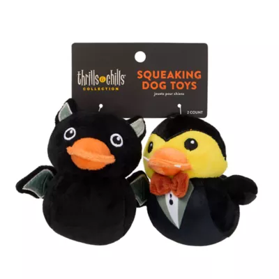 Thrills & Chills™ Halloween Plush Bat Vampire  Dog Toy 2-Pack - Image 3
