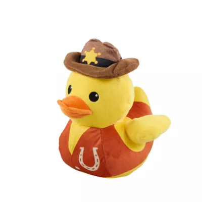 Thrills & Chills™ Halloween Plush Duck Cowboy Dog Toy - Image 1