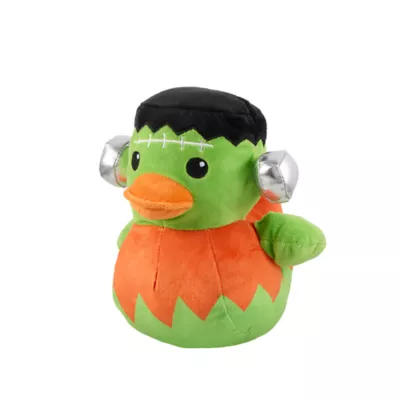Thrills & Chills™ Halloween Plush Duck Frankenstein Dog Toy - Image 1