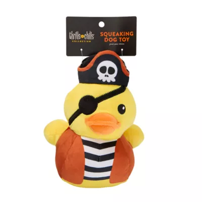 Thrills & Chills™ Halloween Plush Duck Pirate Dog Toy - Image 3