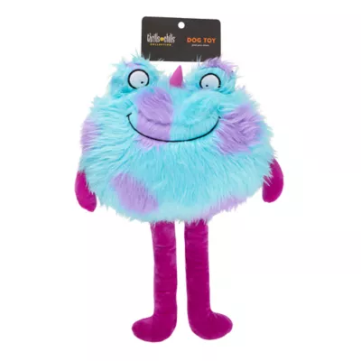 Thrills & Chills™ Halloween Plush One Leg Monster With TPR Dog Toy - Image 3