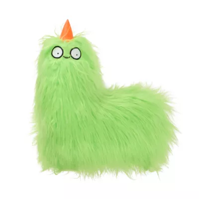 Thrills & Chills™ Halloween Plush Monster Green Dog Toy - Image 1