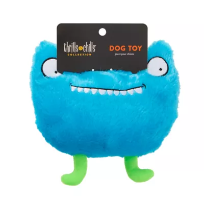 Thrills & Chills™ Halloween Plush Monster Blue Dog Toy - Image 3