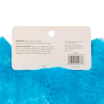 Thrills & Chills™ Halloween Plush Monster Blue Dog Toy - Image 4