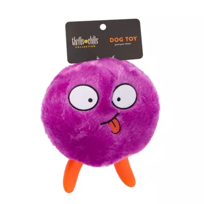 Thrills & Chills™ Halloween Plush Monster Purple Dog Toy - Image 3