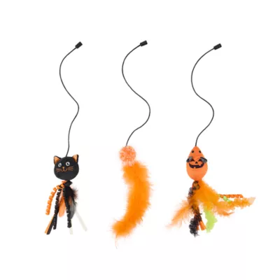 Thrills & Chills™ Halloween Teaser Cat Toys 3-Pack - Image 2