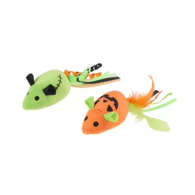 Thrills & Chills™ Halloween Mice Cat Toys 2-Pack - Image 1