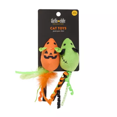 Thrills & Chills™ Halloween Mice Cat Toys 2-Pack - Image 2